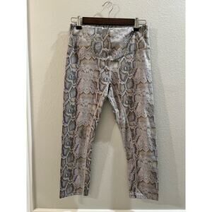 Buddy Love Leggings Snake Print Design Yoga Pants Athletic Pants Size M
